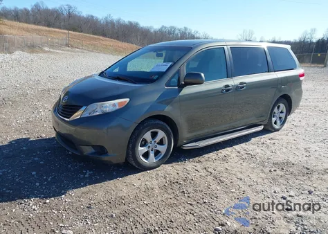 2012 Toyota Sienna Le 8 Passenger from USA, damaged, VIN 5TDKA3DC6CS013820